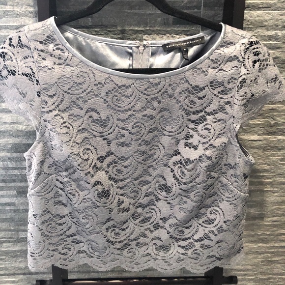 White House Black Market Lace Top - Picture 3 of 11